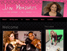 Tablet Screenshot of janemonzures.com
