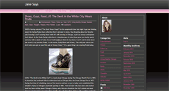Desktop Screenshot of blog.janemonzures.com